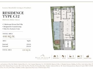 À vendre 3 chambres maison à Pran Buri, Prachuap Khiri Khan
