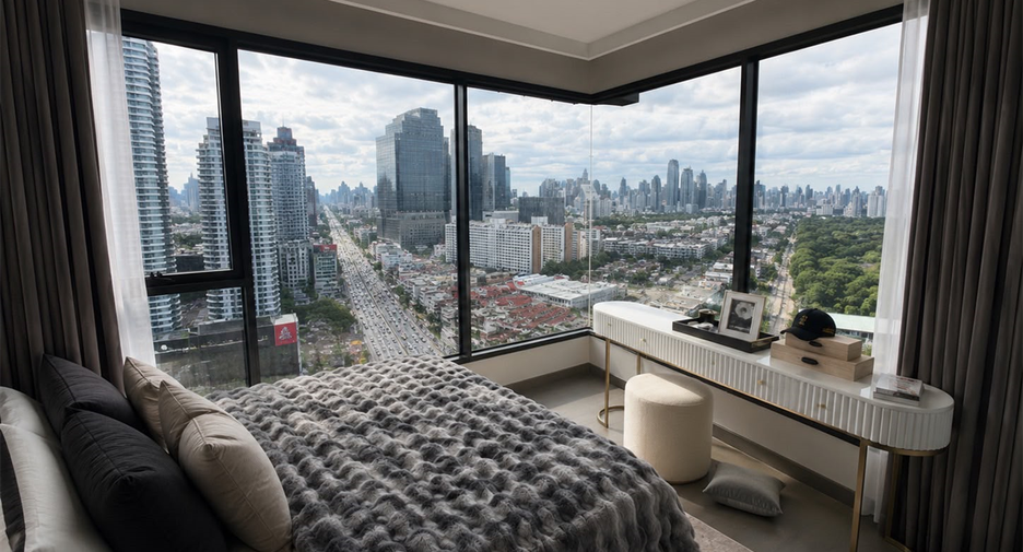 Condo en alquiler de 3 habitaciones en Khlong Toei, Bangkok