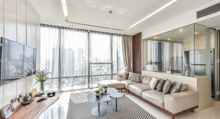 Condo en alquiler de 2 habitaciones en Sathon, Bangkok