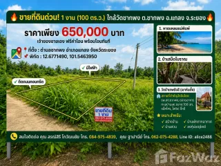 For sale land in Klaeng, Rayong