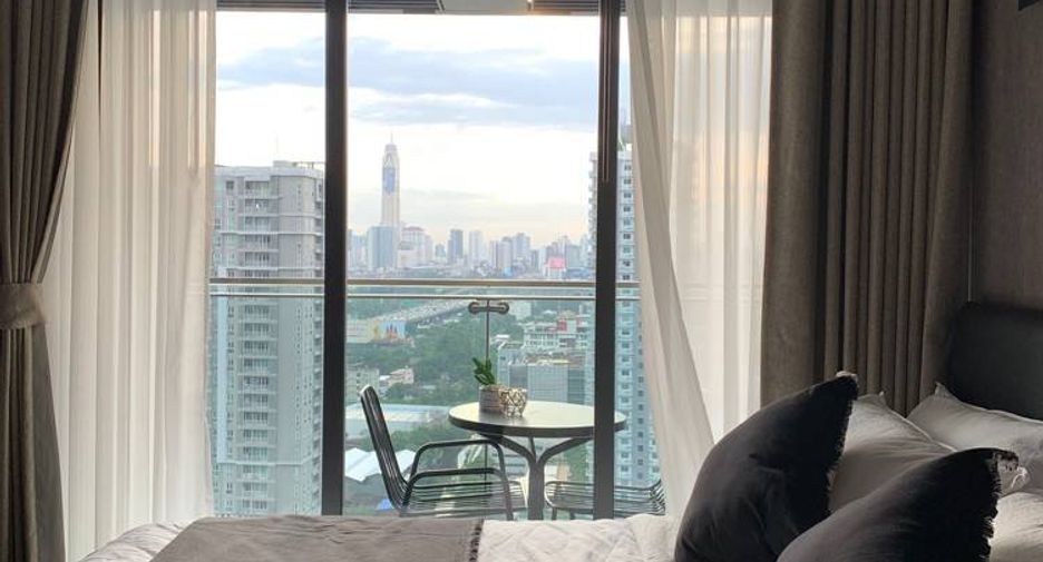 For rent 1 bed condo in Huai Khwang, Bangkok