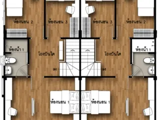 Reihenhaus zum Kauf mit 3 Zimmer in Bang Phli, Samut Prakan