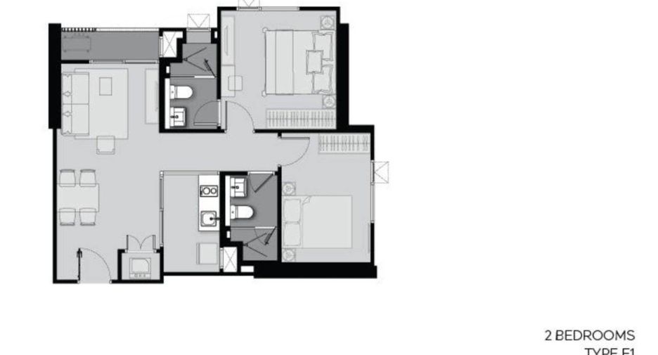 Wohnung zum Kauf mit 2 Zimmer in Huai Khwang, Bangkok