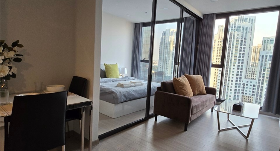 Condo en alquiler de 1 habitaciones en Huai Khwang, Bangkok