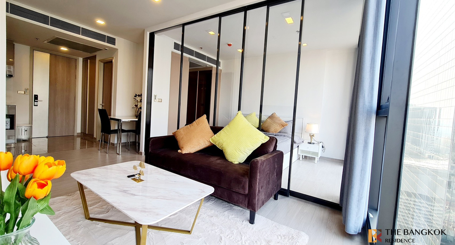 Condo en alquiler de 1 habitaciones en Huai Khwang, Bangkok
