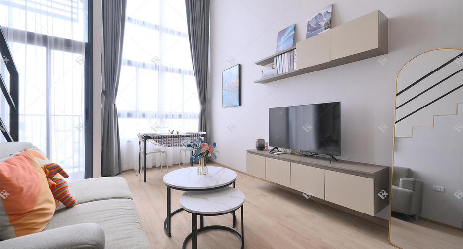 Condo en alquiler de 1 habitaciones en Huai Khwang, Bangkok