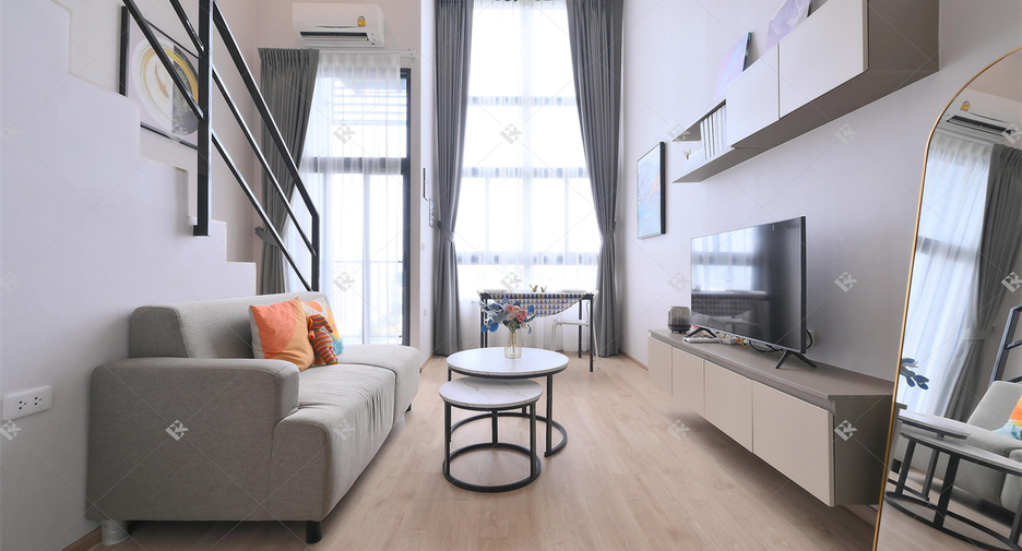 Condo en alquiler de 1 habitaciones en Huai Khwang, Bangkok