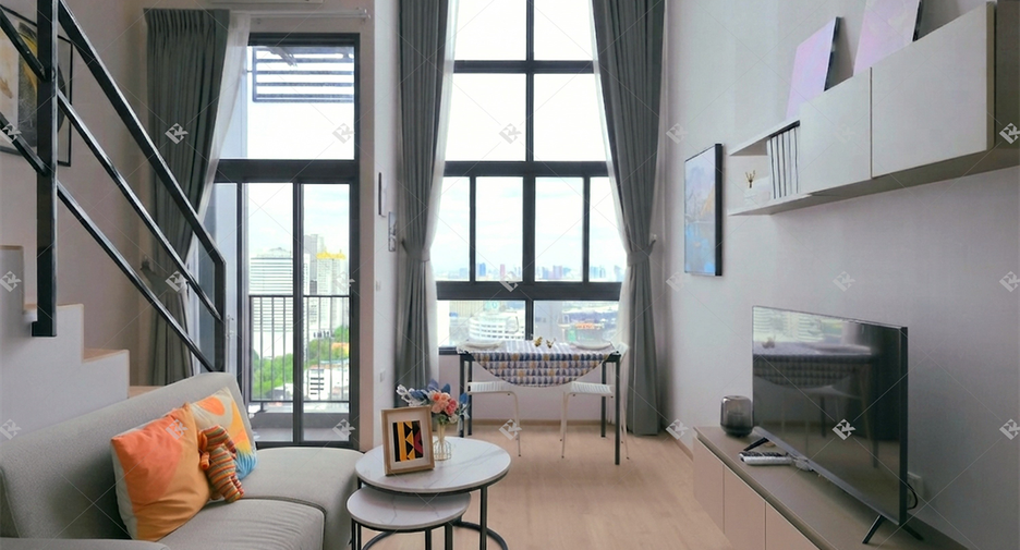 Condo en alquiler de 1 habitaciones en Huai Khwang, Bangkok