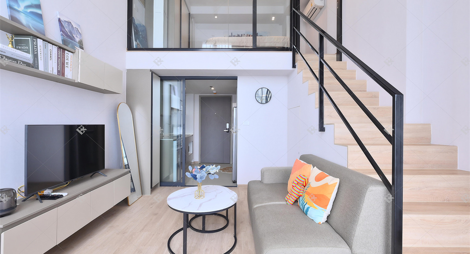 Condo en alquiler de 1 habitaciones en Huai Khwang, Bangkok