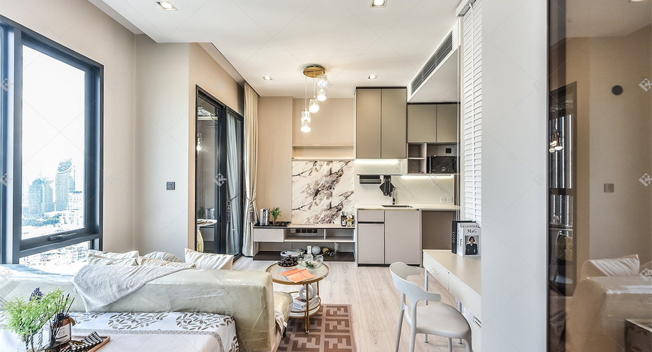 Condo en alquiler de 1 habitaciones en Ratchathewi, Bangkok