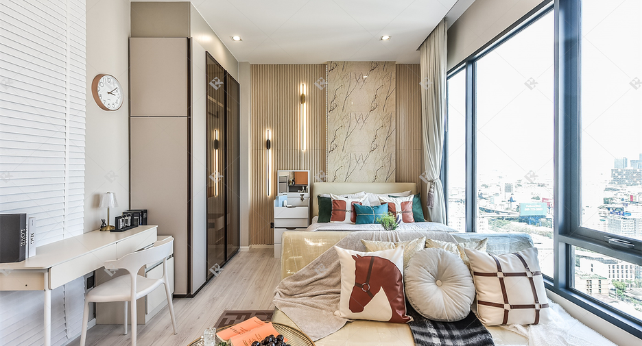 Condo en alquiler de 1 habitaciones en Ratchathewi, Bangkok