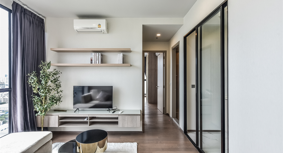Condo en alquiler de 2 habitaciones en Ratchathewi, Bangkok