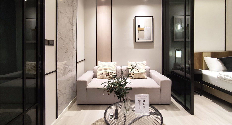 For rent 1 bed condo in Huai Khwang, Bangkok