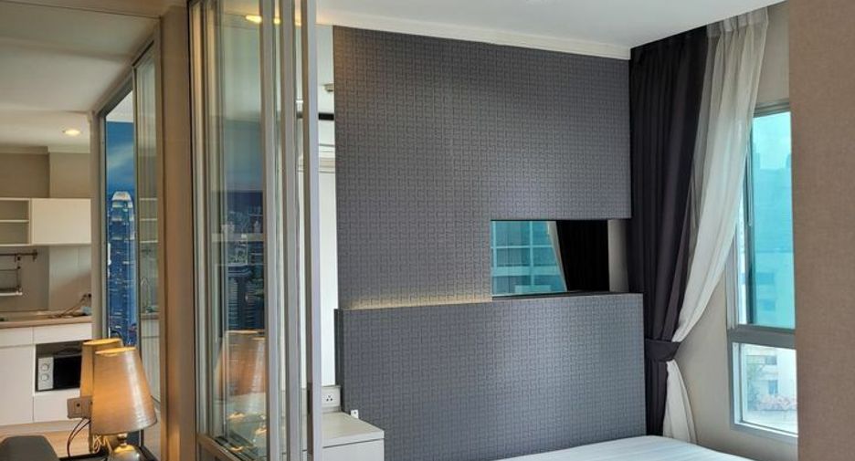 Wohnung zur Miete mit 1 Zimmer in Huai Khwang, Bangkok