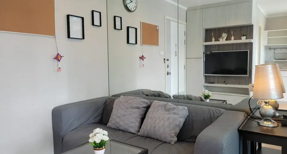 Wohnung zur Miete mit 1 Zimmer in Huai Khwang, Bangkok