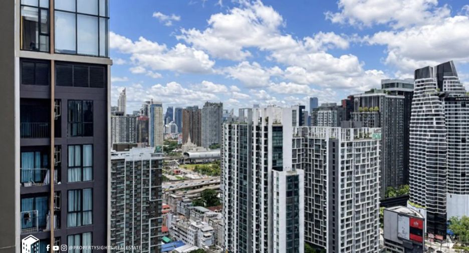For rent 1 bed condo in Huai Khwang, Bangkok