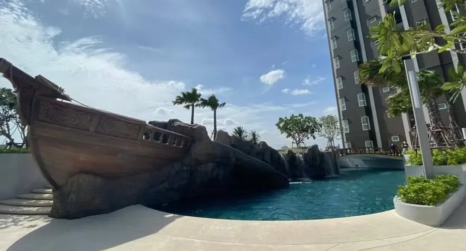 For rent studio condo in Bang Kapi, Bangkok