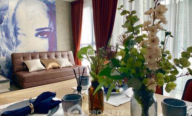 For rent 2 bedrooms condo in Huai Khwang, Bangkok
