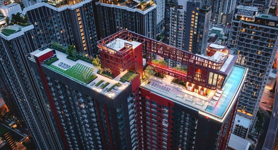 Condo en alquiler de 1 habitaciones en Huai Khwang, Bangkok