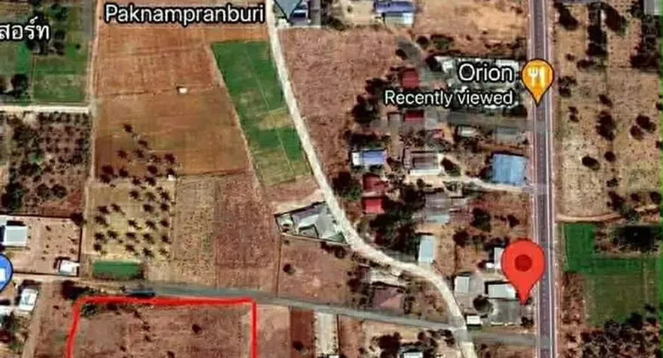 For sale land in Pran Buri, Prachuap Khiri Khan
