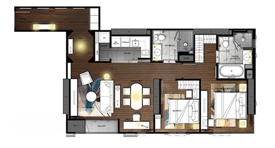 For sale 2 bedrooms condo in Khlong Toei, Bangkok