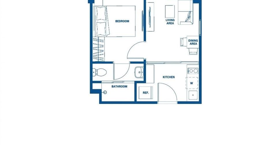 À louer 1 chambre condo à Mueang Phuket, Phuket