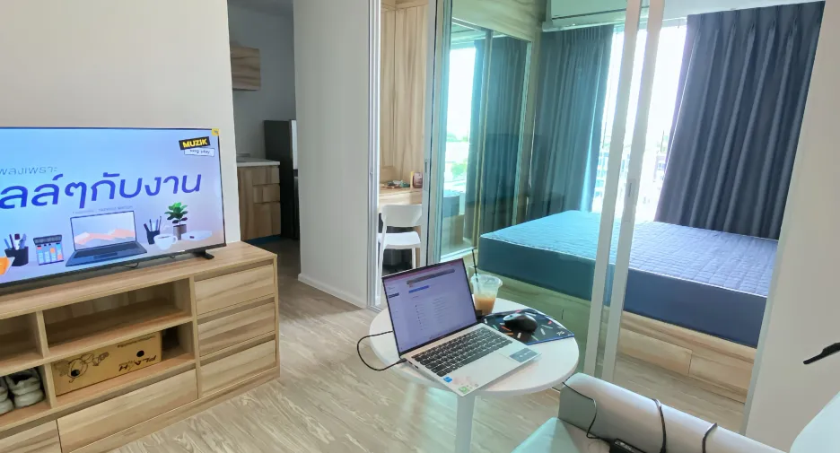 À louer 1 chambre condo à Don Mueang, Bangkok