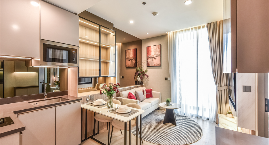 À louer 1 chambre condo à Ratchathewi, Bangkok