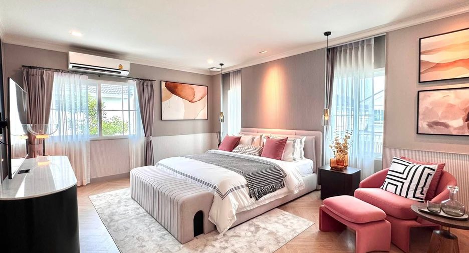 For rent 4 bedrooms house in Bang Phli, Samut Prakan