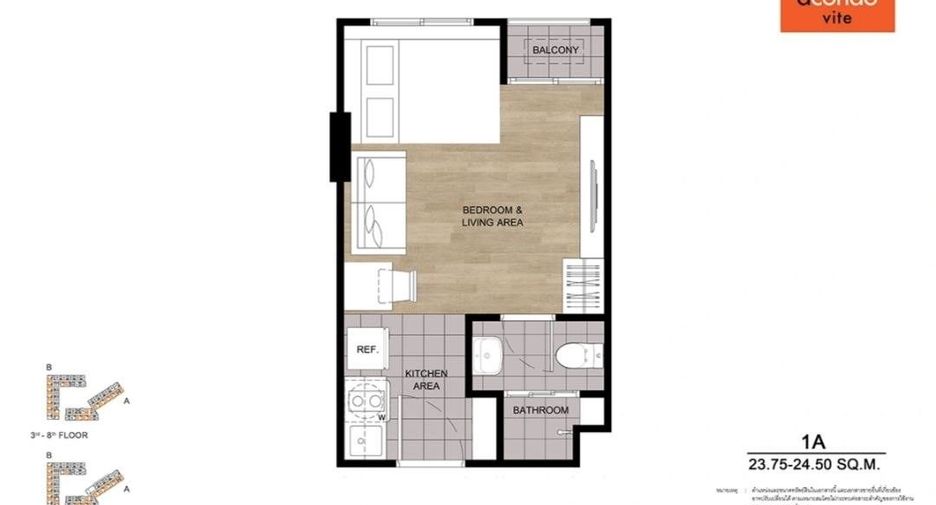Condo en venta de estudio en Bang Lamung, Chonburi