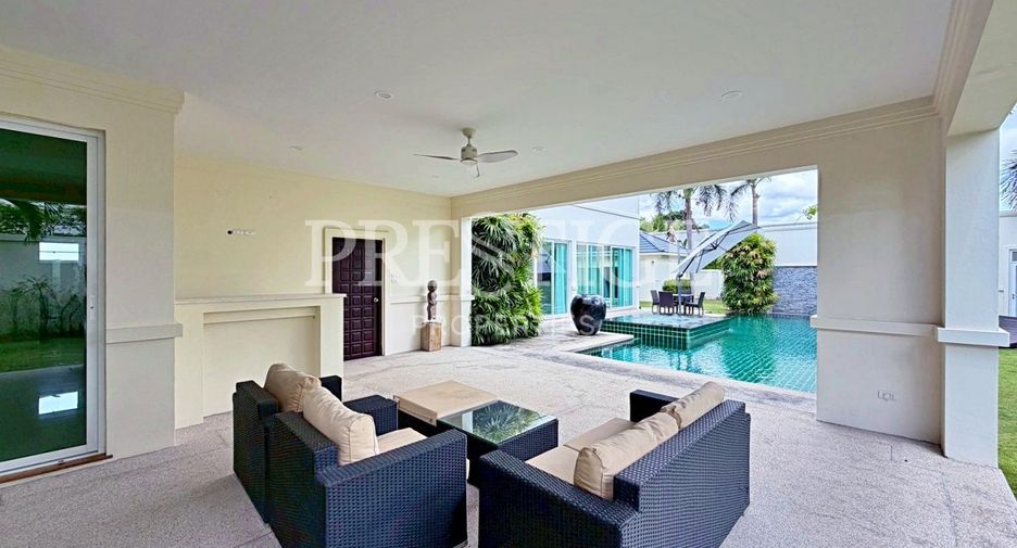 For rent 4 bedrooms house in Bang Lamung, Chonburi
