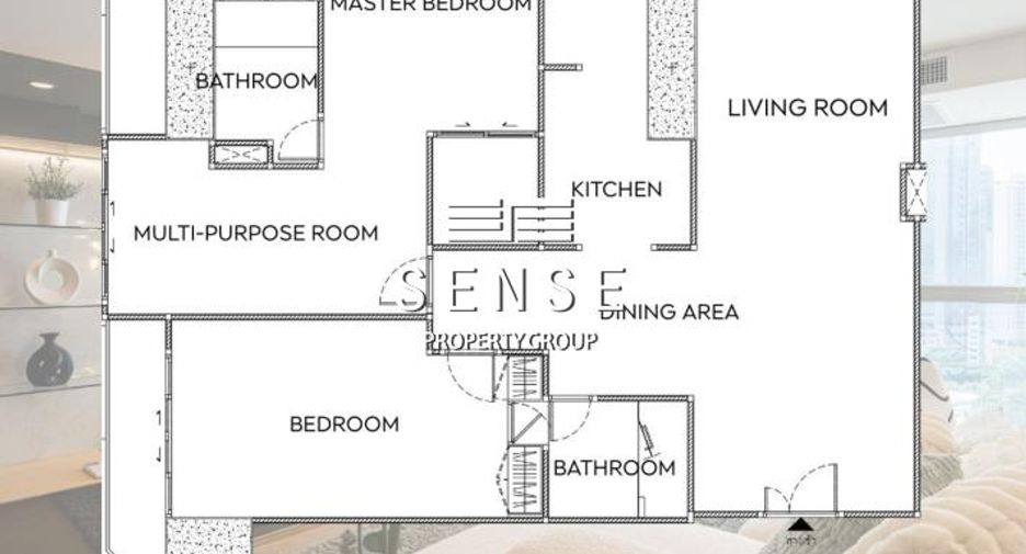 For sale 2 bedrooms condo in Khlong Toei, Bangkok