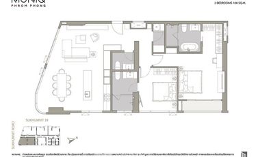 Wohnung zum Kauf mit 2 Zimmer in Khlong Toei, Bangkok
