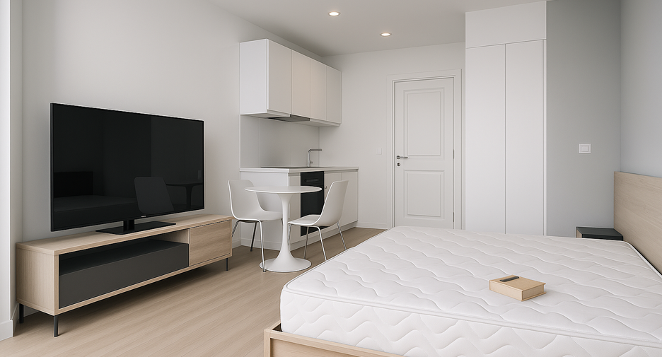 For rent studio condo in Khlong Toei, Bangkok