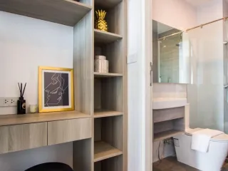 For rent 1 bed condo in Mueang Samut Prakan, Samut Prakan