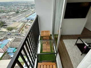 For rent 1 bed condo in Mueang Samut Prakan, Samut Prakan