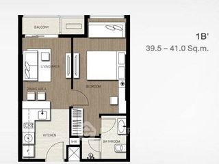 À louer 1 chambre condo à Phaya Thai, Bangkok