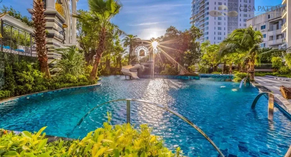 Condo en alquiler de 1 habitaciones en Jomtien, Pattaya