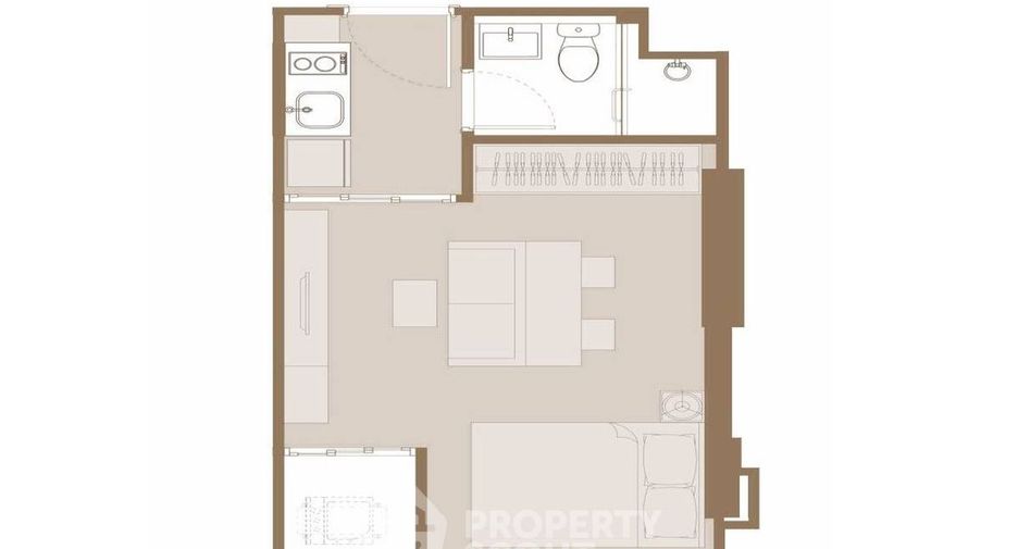 Wohnung zum Kauf mit 1 Zimmer in Phra Khanong, Bangkok