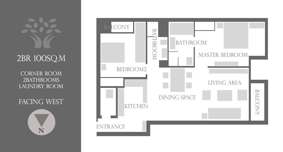 Wohnung zur Miete mit 2 Zimmer in Watthana, Bangkok