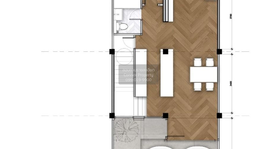 Casa adosada en venta de 3 habitaciones en Suan Luang, Bangkok