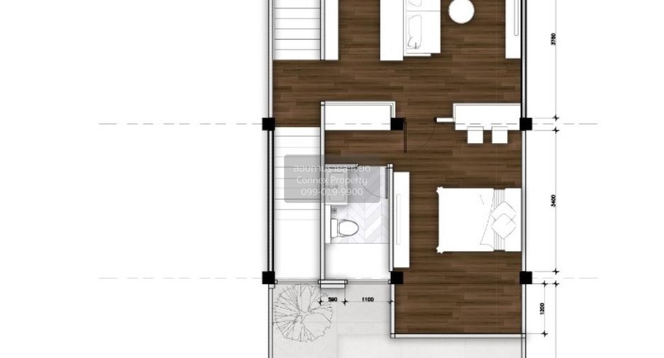 Casa adosada en venta de 3 habitaciones en Suan Luang, Bangkok
