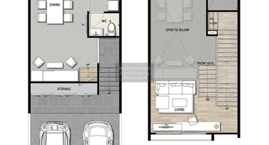 Casa adosada en venta de 3 habitaciones en Suan Luang, Bangkok