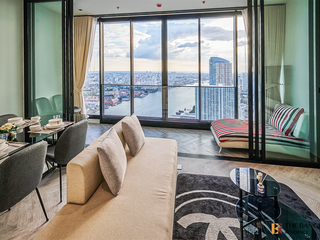 For rent 2 bedrooms condo in Khlong San, Bangkok