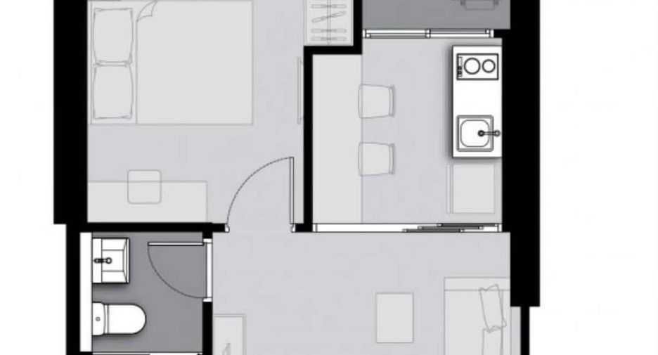 Condo en venta de 1 habitaciones en Huai Khwang, Bangkok