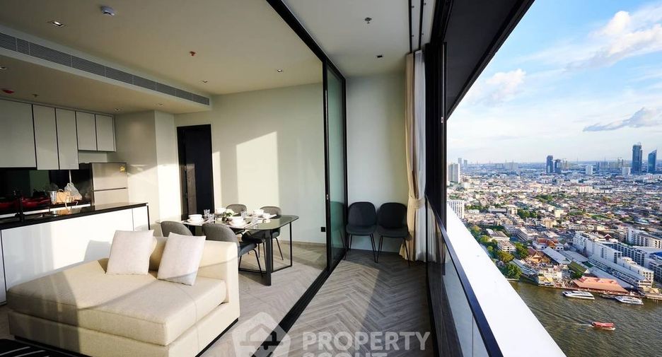 À louer 2 chambres condo à Khlong San, Bangkok