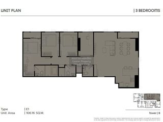 For sale 3 bedrooms condo in Huai Khwang, Bangkok
