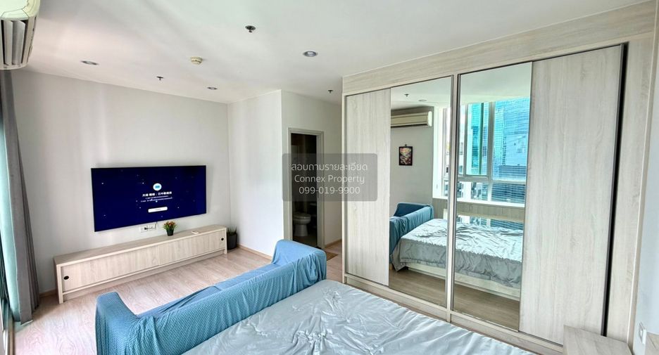 Condo en alquiler de 2 habitaciones en Huai Khwang, Bangkok