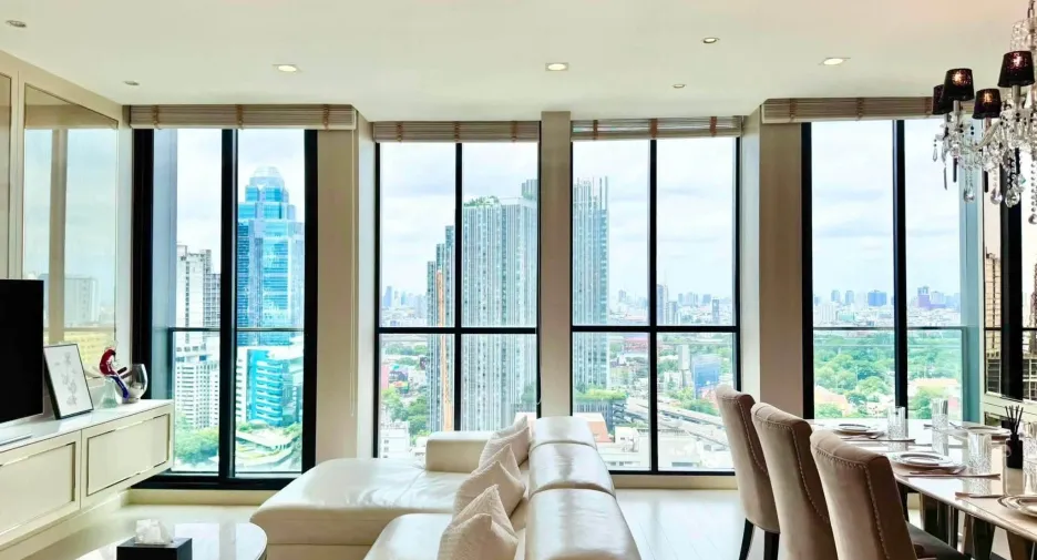 Wohnung zur Miete mit 2 Zimmer in Pathum Wan, Bangkok