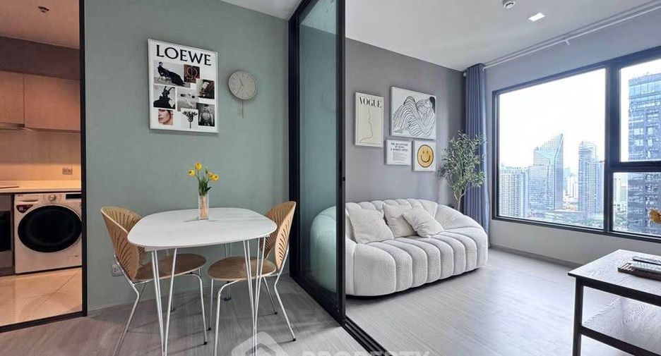 For rent 1 bed condo in Huai Khwang, Bangkok